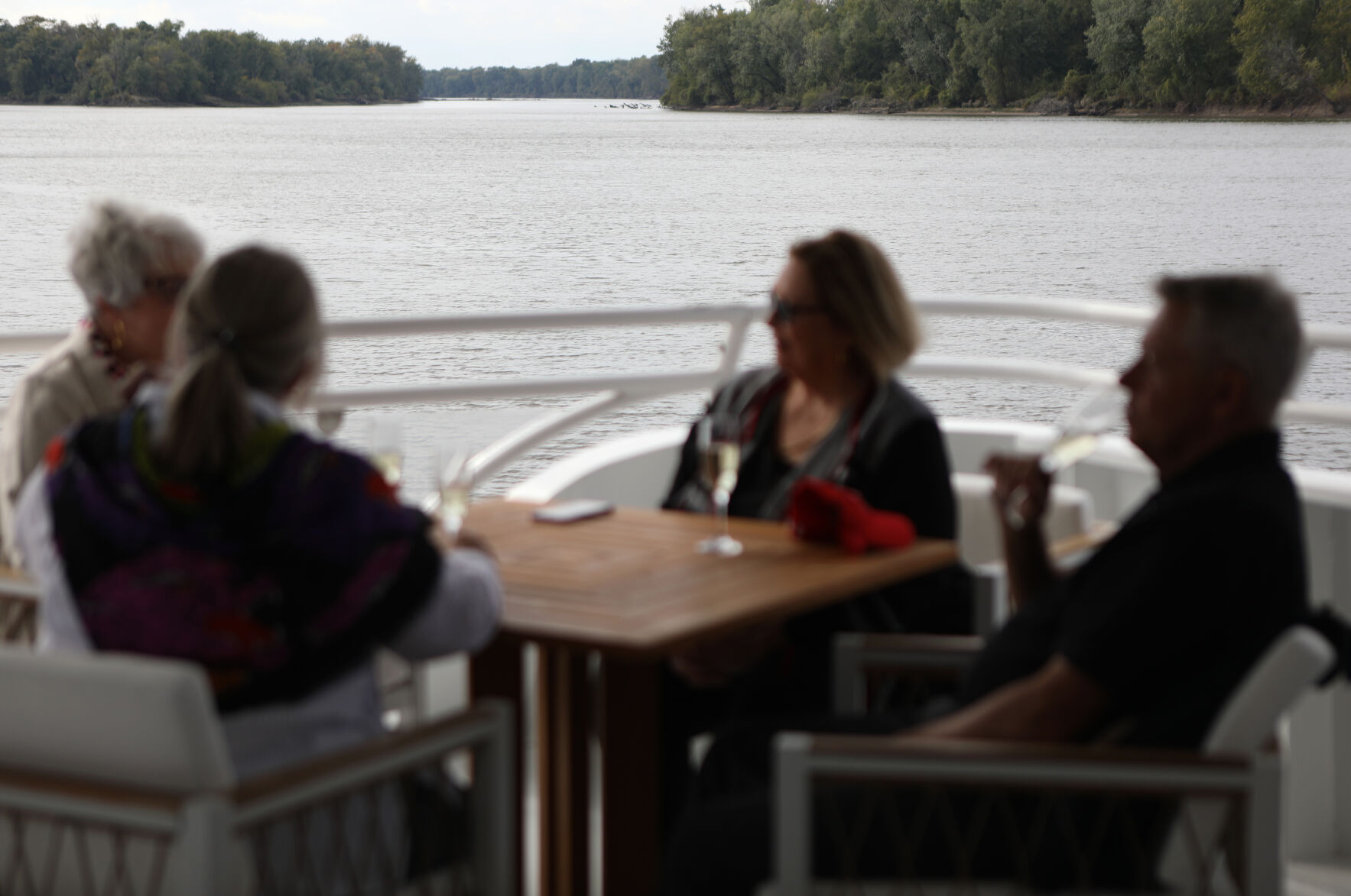 Mississippi River views greet passengers